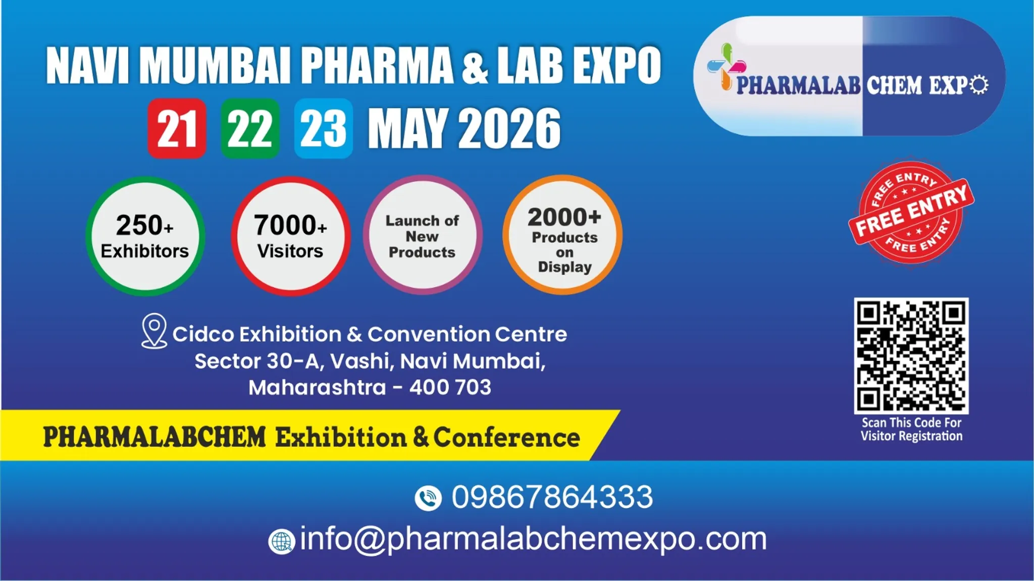 Pharmalabchem Expo - Navi Mumbai